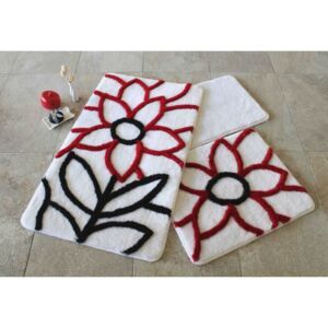 Set 3 covorase baie, Alessia Home, Naturel - Red
