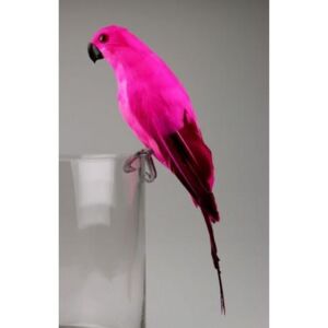 Decoratiune Papagal 30 cm - Roz