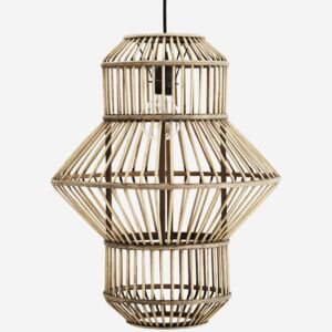 Lustra Bambus, Natural/Negru 43,5x56 cm