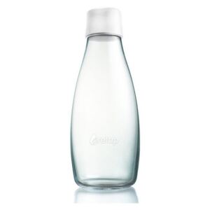 Sticlă cu garanție pe viață ReTap, 800 ml, alb