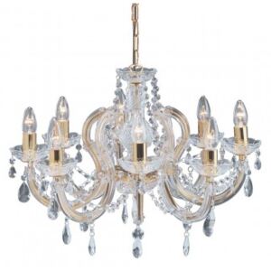Candelabru clasic cristal 8 becuri E14 MARIE THERESE 699-8 SEARCHLIGHT