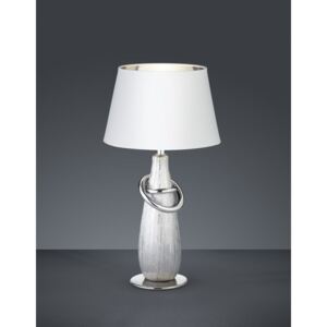 Trio THEBES R50641089 Lampa de masa de noapte argintiu ceramică excl. 1 x E14, max. 40W IP20