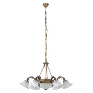 Rábalux 8556 Lustre bronz Orchidea bronz metal E14 6x MAX 40W + E27 2x MAX 60W IP20