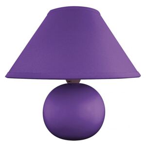 Rábalux 4920 Lampa de masa de noapte Ariel violet ceramică E14 1x MAX 40W IP20