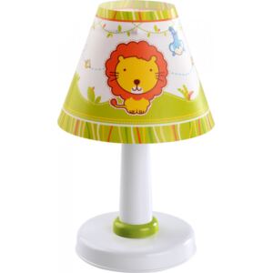 Dalber LITTLE ZOO 21111 Lampă de masă pentru copii verde plastic 1xE14 max. 40W