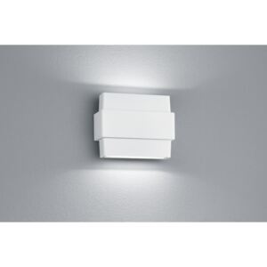 Trio PADMA 227160231 aplice pentru iluminat exterior alb mat aluminiu incl. 2 x SMD, 4,5W, 3000K, 420Lm 420 lm 3000 K I