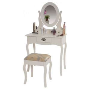 SEC8 - Set Masa Crem toaleta cosmetica machiaj oglinda scaun