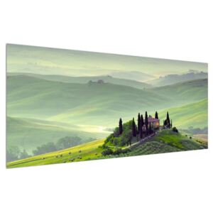 Tablou cu peisaj și casă (Modern tablou, K011272K12050)