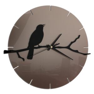 Ceas de perete CLOCK-BIRD TORTORA HMCNH016-tortora (ceas)