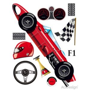 Stickere perete Masina Formula 1