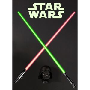 Stickere perete Star Wars Sabii laser