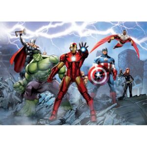 Fototapet Super-eroi Marvel pentru camere copii