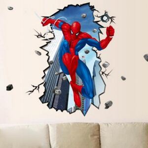 Sticker perete Spiderman 3D 80 x 96 cm - Disney Marvel