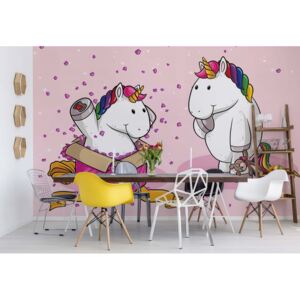 Fototapet - Unicorn Surprise Vliesová tapeta - 416x254 cm
