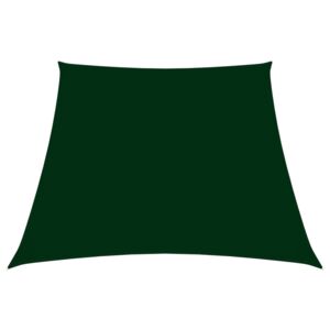 Parasolar, verde închis, 4/5x4 m, țesătură oxford, trapez