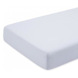 Cearceaf alb cu elastic pentru saltea 60 x 120 cm