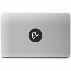 GLIX Oh - sticker laptop 11"