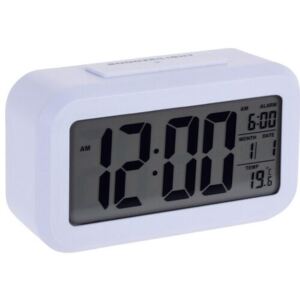 Ceas cu alarmă digital Stanley 14 x 7 cm, alb