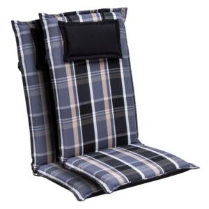 Blumfeldt Elbe, pernă tapițată, pernă pentru scaun, spătar înalt, scaun de grădină, dralon, 50 × 120 × 8 cm
