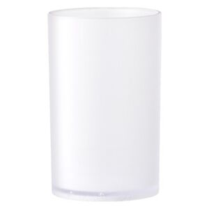Pahar alb transparent din plastic 7x11,5 cm Bloomingville