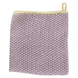 Prosop mov/galben din bumbac 30x30 cm Tea Towel Mini Purple Hubsch