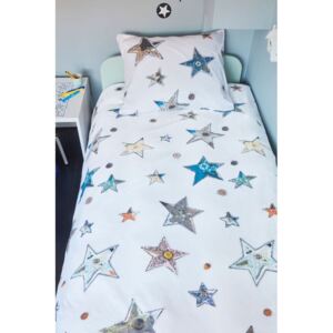 Lenjerie de pat stele copii Lots of Stars 140x200/220 cm
