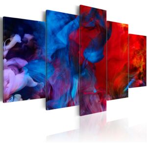 Tablou - Dance of Colourful Flames 100x50 cm