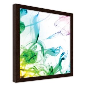 CARO Imagine în cadru - Abstract Colored Smoke 30x30 cm Maro