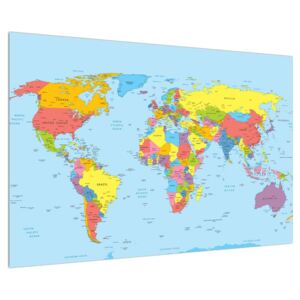 Tablou cu harta lumii (K012201K9060)