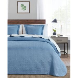 Cuvertură albastră de pat Indila Azul 235x270 cm
