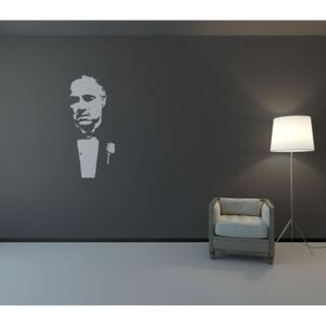 Godfather - autocolant de perete Alb 30 x 70 cm