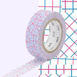 Bandă decorativă Washi MT Masking Tape Genevieve, rolă 10 m
