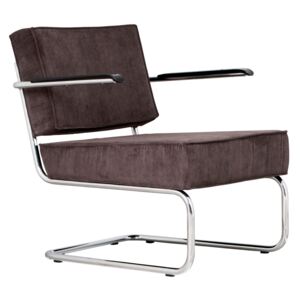 Fotoliu gri inchis Lounge Chair Ridge Rib Arm Grey 6A