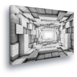 Tablou - Gray Cobra Tunnel 40x40 cm