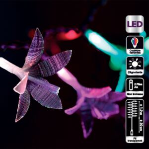 Ghirlanda luminoasa JJA Flower 20 LED cu baterii