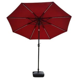Umbrela de soare, 270 cm, LED solar, Strend Pro