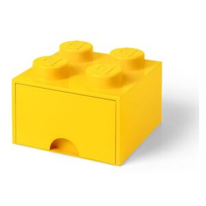 LEGO - Cutie depozitare 2x2 cu sertar, Galben