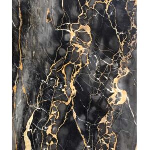 Folie autoadeziva aspect negru marmorat, 13-4110, 45 cm