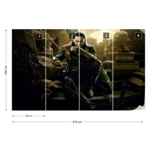 Fototapet - Marvel Thor Vliesová tapeta - 416x254 cm