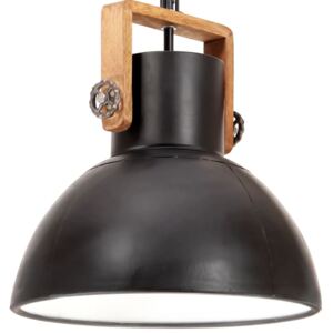 Lampă suspendată industrială, 25 W, negru, rotund, 40 cm, E27