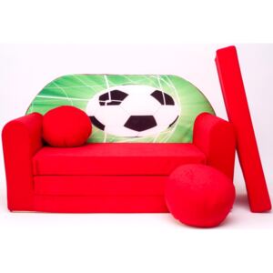 Canapeaua extensibilă pentru copii cu motivul Football D3 +