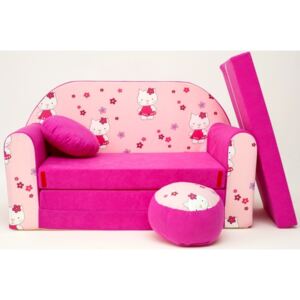 Canapea extensibilă pentru copii Hello Kitty H 23+