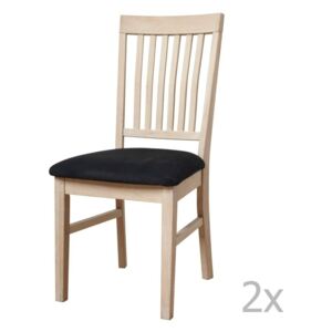 Set 2 scaune din lemn de stejar Knuds Mette