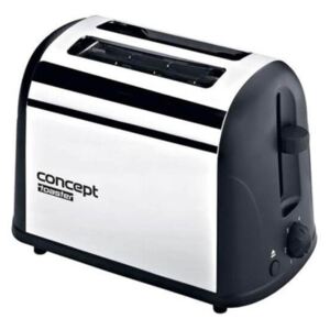 Prajitor de paine Concept TE-2040, 700 W, 6 niveluri de prajire Cool Touch, Inox