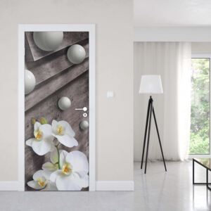 GLIX Tapet netesute pe usă - Adult Mural Wallpaper Modern Modern Flowers, Nature, and Swirls