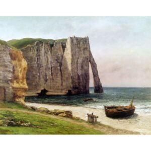 The Cliffs at Etretat, 1869 Reproducere, Gustave Courbet