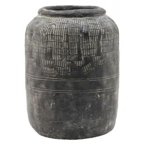 Vaza neagra din ciment 32 cm Jalna House Doctor