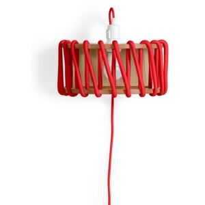 Aplică din lemn EMKO Macaron, lungime 30 cm, roșu