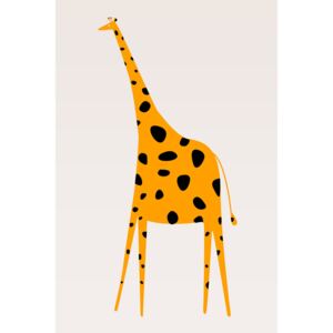 Ilustrare Cute Giraffe, Kubistika