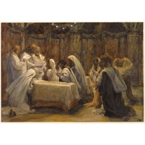 James Jacques Joseph Tissot - The Communion of the Apostles, illustration for 'The Life of Christ', c.1884-96 Reproducere